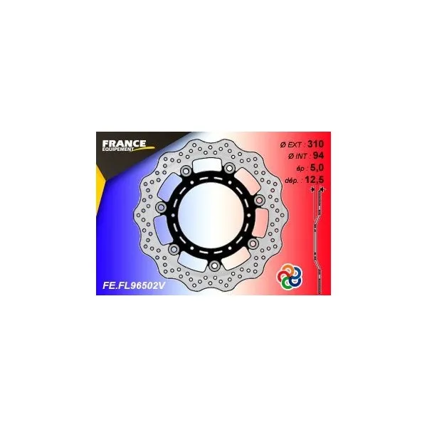Disque de freins Avant - CBR RR - 600 - HONDA 2007-2007 